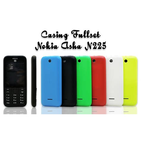 Jual Casing Kesing Cs Nokia Asha N Fullset Plus Tulang Shopee