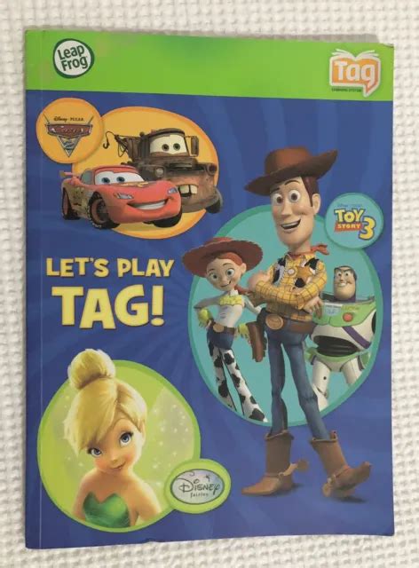 Disney Pixar Leapfrog Lets Play Tag Book Voitures Toy Story 3