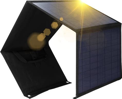 Xverycan 40 W taşınabilir solar şarj cihazı 2 portlu USB 5 V 2 A 1