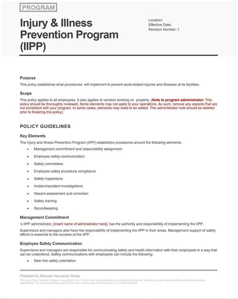 Injury Illness Form Prevention Templates Employee Health Form Work