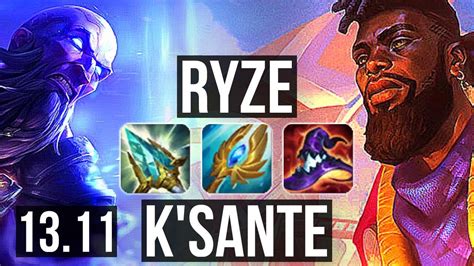 Ryze Vs K Sante Top Games M Mastery Kr