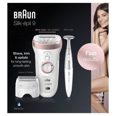 Epilateur Electrique Braun Silk épil 9 Femme Une Épilation Longue