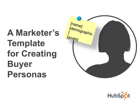 Hubspot Guide To Buyer Persona Creation Ppt