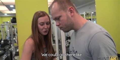 Man For Money Let Stranger Fuck His Slutty Gf In Gym Tnaflix