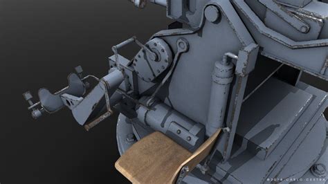 3d Model Type 96 25mm Gun Turbosquid 1260104