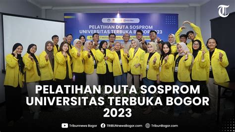 Keseruan Pelatihan Duta Sosialisasi Dan Promosi Universitas Terbuka