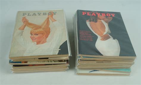 Lot Detail - Vintage Collection of 1960's Playboy Magazines