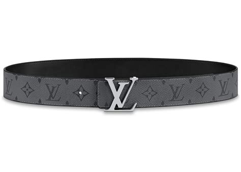 Louis Vuitton Reversible Belt Initiales Monogram Eclipse Reverse 40mm