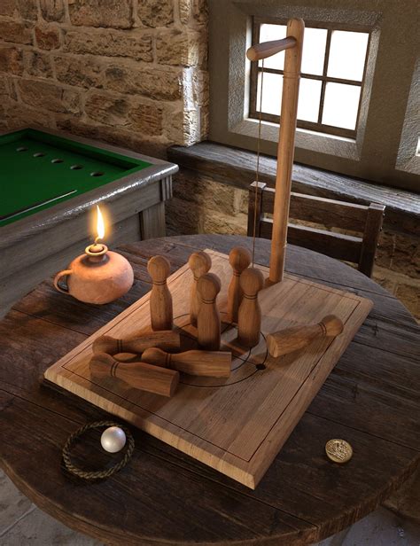 English Village Pub Games | Daz 3D