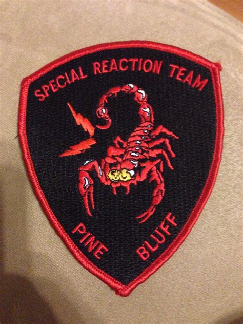 Pine Bluff Special Reaction Team Police Patches Police Department