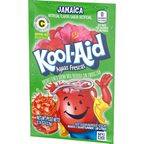 Kool Aid Aguas Frescas Unsweetened Jamaica Artifically Flavored