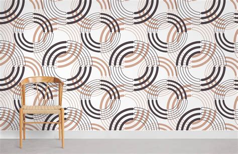 Geometric Circle Pattern Wall Murals Ever Wallpaper Uk