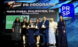 Mang Inasal Awarded For PR Excellence By Quill Anvil Awards Inquirer