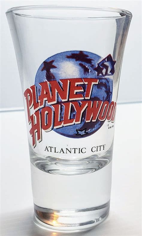 Planet Hollywood Atlanta Georgia 3 12 Flared Shot Glass Ebay