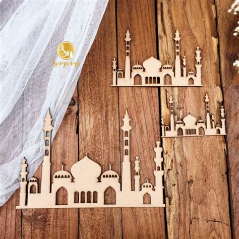 Jual Laser Masjid Chipboard Custom Cutting Grafir Dekorasi Hiasan