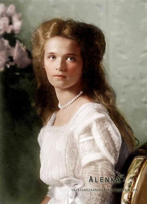 Grand Duchess Olga Nikolaevna Romanova Of Russia 1895 1918 Grand Duchess Olga Portrait