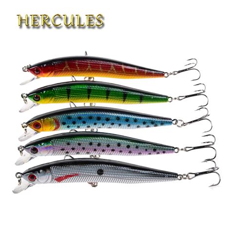 Hercules Pcs Lot Cm G Minnow Fhishing Lures Hard Spinner Bait