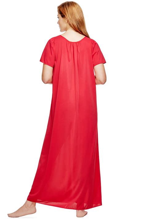 Shadowline Lingerie By Velrose Twilight Long Nightgown X