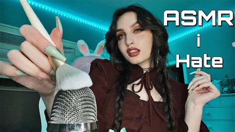 Doing ASMR Triggers I Hate Fast Aggressive YouTube