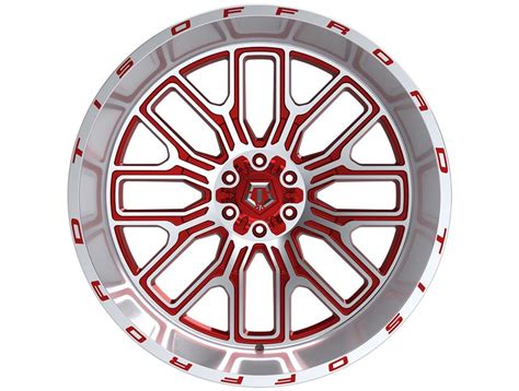 TIS Machined Red 560 Wheels Havoc Offroad