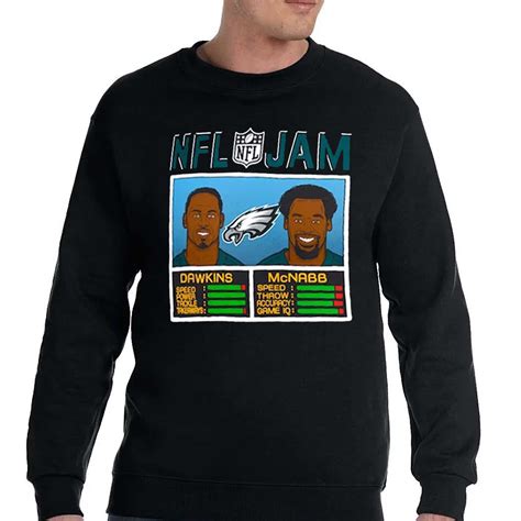 Brian Dawkins Donovan Mcnabb Philadelphia Eagles Homage Nfl Jam Retired