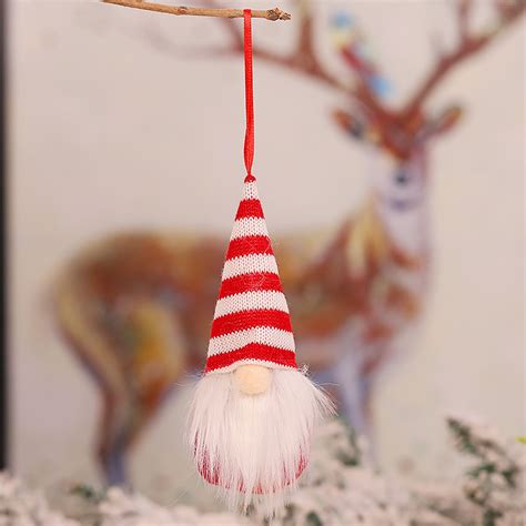 Spring Park Christmas Santa Faceless Gnome Xmas Tree Hanging Ornaments