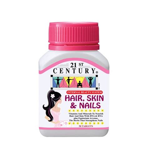 St Century Hair Skin Nails Tablets Nutrients For Your Hair