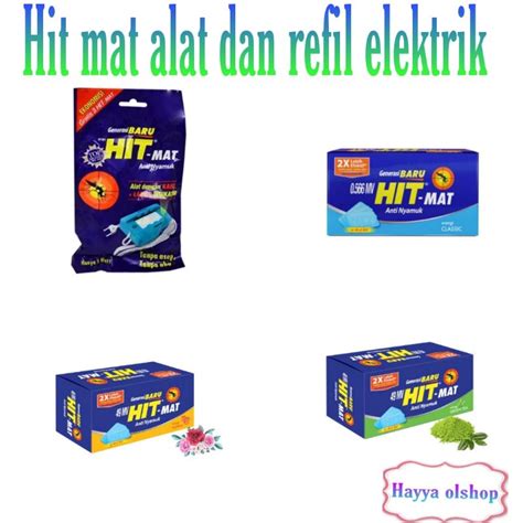 Jual Hit Mat Alat Refil Elektrik Anti Nyamuk Shopee Indonesia