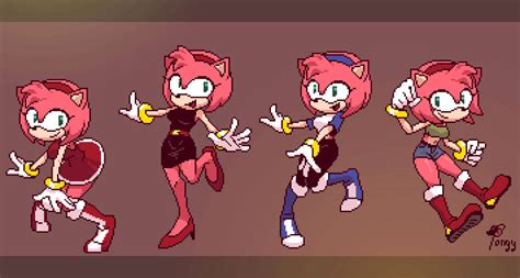 Sonic Amy Rose By Pongy25 On Deviantart