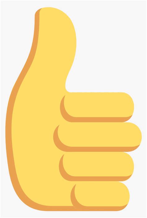 Thumbs Up Hand Emoji Clipart Discord Transparent Png Thumbs Up Emoji