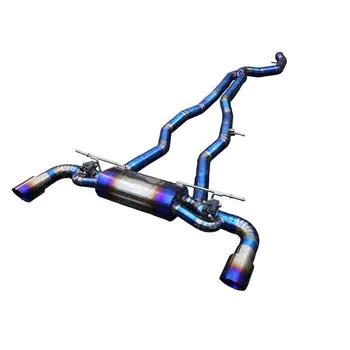 Titanium High Performance Valvetronic Cat Back Exhaust Pipes For Toyota