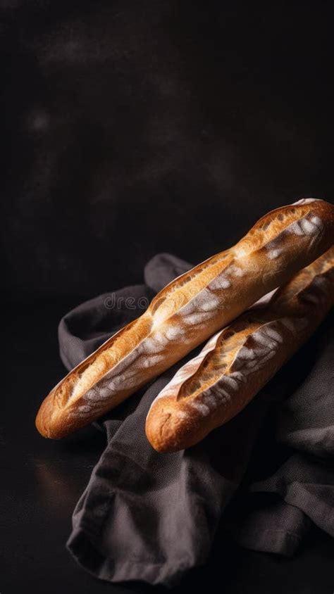 Flute Baguette Breads for Advertisement, Bakeries, Supermarkets, and ...