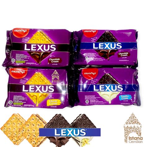 Jual Munchys Lexus Biskuit Krekers Sandwich Chocolate Cheese