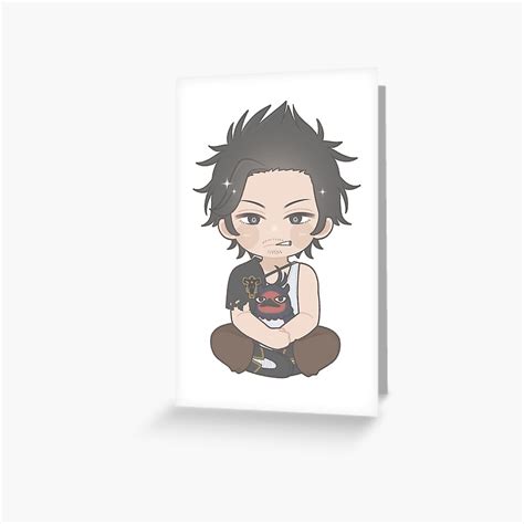 Yami With Nero Chibi Black Bulls Black Clover Greeting Card By