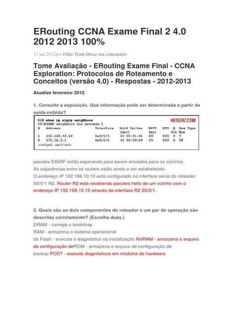 PDF ERouting CCNA Exame Final 2 4 DOKUMEN TIPS