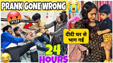 Funniest Pranks On My Sister For 24 Hours 😂 Gone Emotional 😭