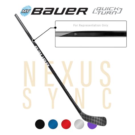 BAUER Custom Nexus SYNC Hockey Stick- Int – Quick Turn