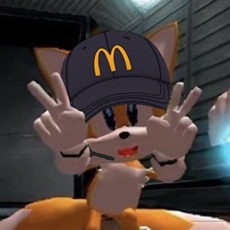 Mcdonalds Tails And Shadow Pfp 1 2 Sonic And Shadow Sonic Funny