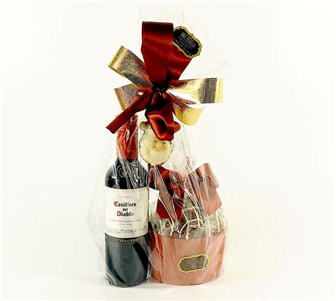 Kit Natal Vinho 375ml E Chocotone Chocolates Artesanais Em