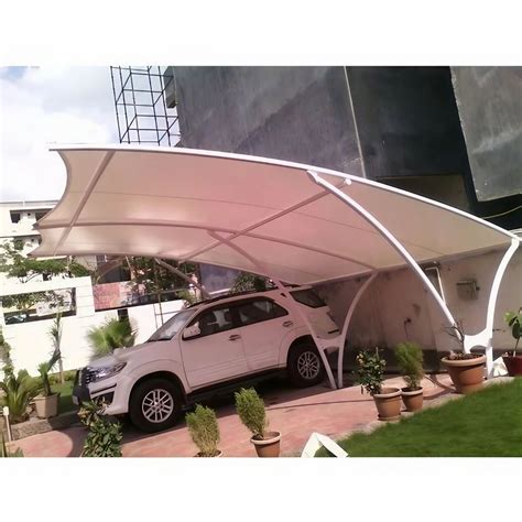 Tunnel Car Parking Tensile Structure Paint Coated At Rs 310 Square