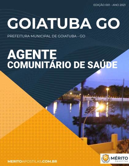 Apostila Agente Comunit Rio De Sa De Prefeitura De Goiatuba Go