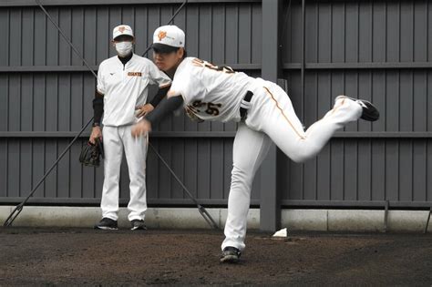 写真：【巨人】原監督が侍相手に好投した井上温大にブルペンで太鼓判「鬼に金棒だな」 東スポweb