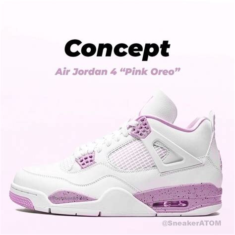 Air Jordan 4 Pink Oreo Sneakers