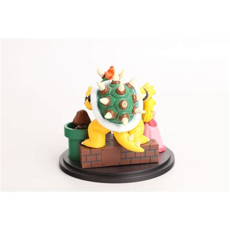 Cartoon Super Mario Bros Bowser Princess Peach Yoshi Luigi Toad Goomba Pvc Action Figure