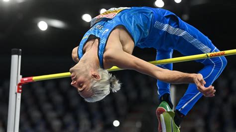 Europei Indoor Un Tamberi Biondo Platino Vola In Finale Eurosport