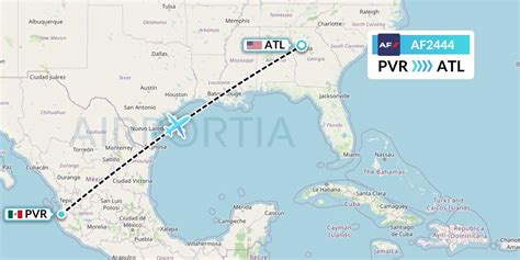 AF2444 Flight Status Air France Puerto Vallarta To Atlanta AFR2444