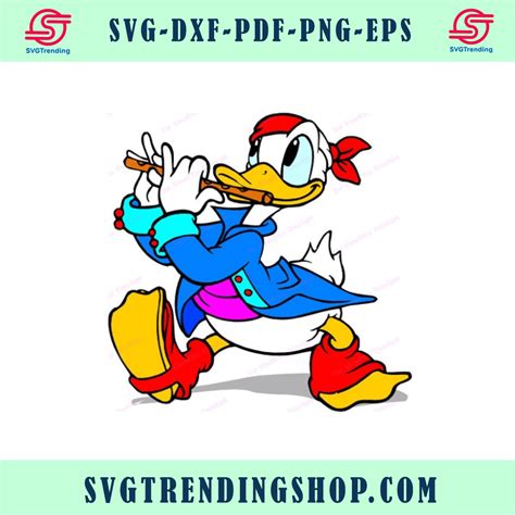 Donald Duck Svg 40 Svg Dxf Cricut Silhouette Cut File Instant