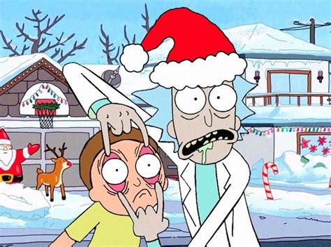 Rick And Morty Christmas Wallpaper