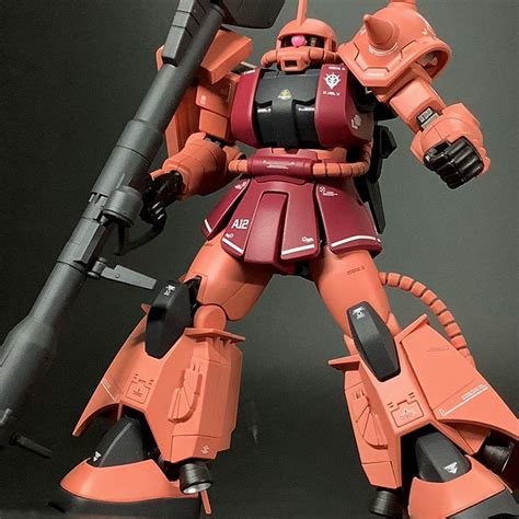 Hguc Ms 06r 2 高機動型ザクⅡ シャア専用ガンプラ塗装済完成品 メルカリ