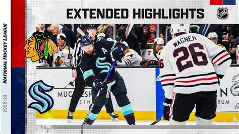 Chicago Blackhawks Vs Seattle Kraken Apr 8 2023 Highlights Youtube